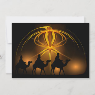 Juli Wise Manar Golden Star of Bethlehem Julkort