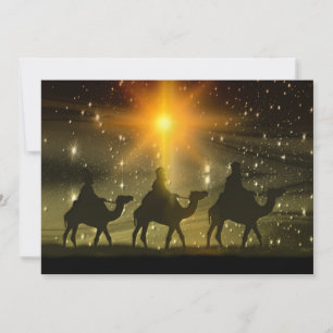 Juli Wise Manar Golden Star of Bethlehem Julkort