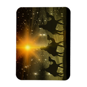 Juli Wise Manar Golden Star of Bethlehem Magnet