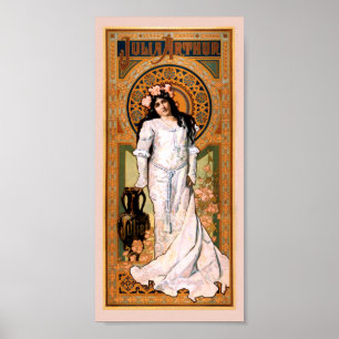 Julia Arthur vintage affisch