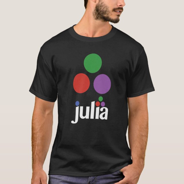 Julia Dynamic Programming Language for Computation T Shirt (Framsida)