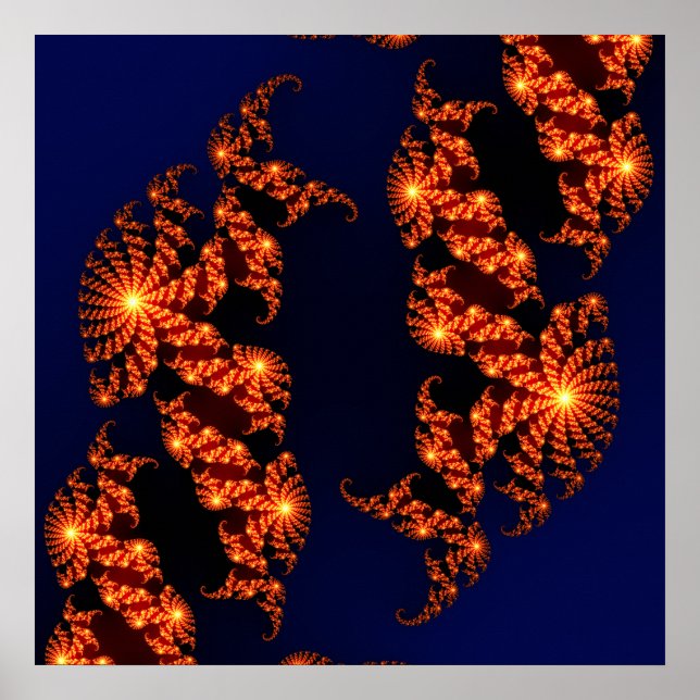 Julia Fractal Zoom Poster (Framsidan)