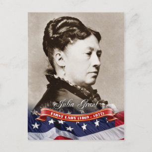 Julia Grant, första Dam i USA Vykort