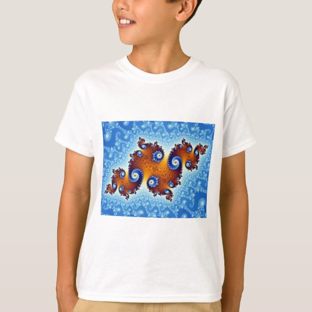 Julia Island Mandelbrot Set Tee (Framsida)