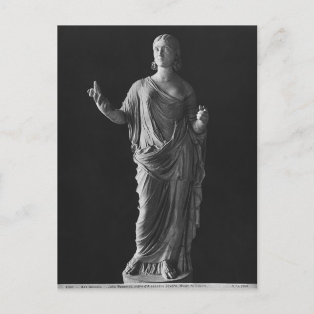 Julia Mamaea mor från Emperor Severus Alexander Vykort (Framsida)