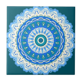 Julia Mandala Blue Kakelplatta