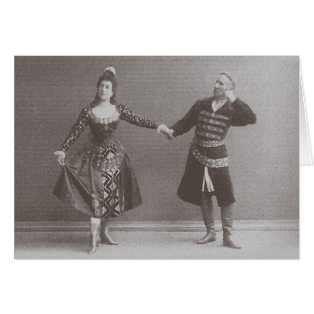 Julia och Felix Kschessinsky i mazu Hälsningskort (Framsidan Horizontal)