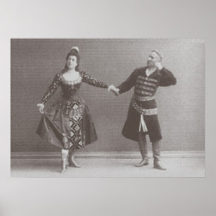 Julia och Felix Kschessinsky i mazuen Poster
