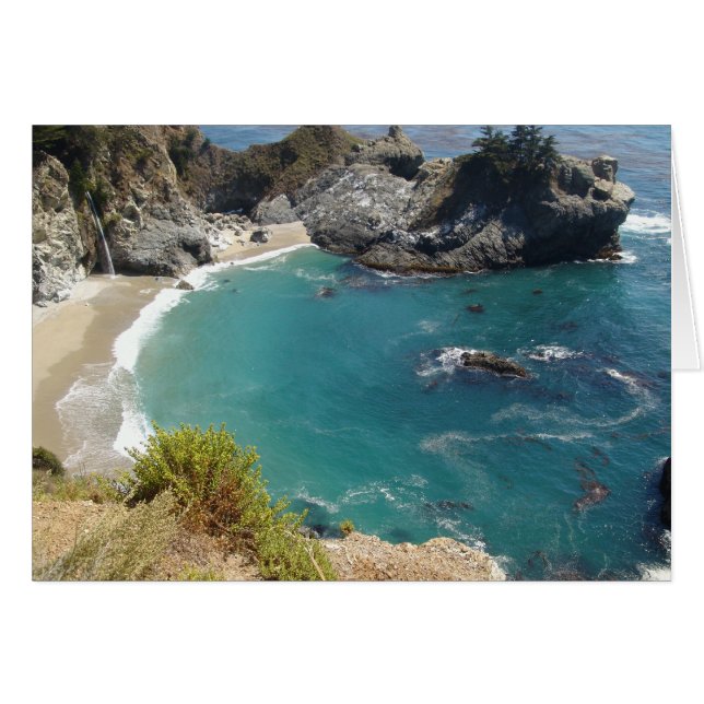 Julia Pfeiffer Burns State Park Blank Card OBS Kort (Framsidan Horizontal)