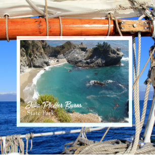 Julia Pfeiffer Burns State Park Overlook Trail, CA Vykort