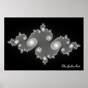 Julia Set (Negativ) Poster