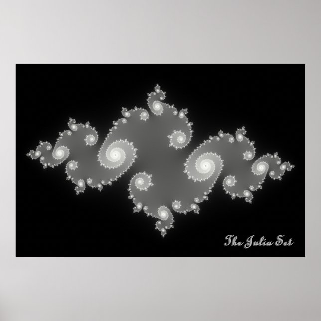 Julia Set (Negativ) Poster (Framsidan)