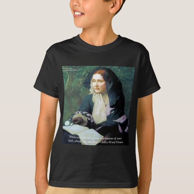 Julia Ward Howe "Ditt förtroende" Visdomspresentid Tröja (Framsida)
