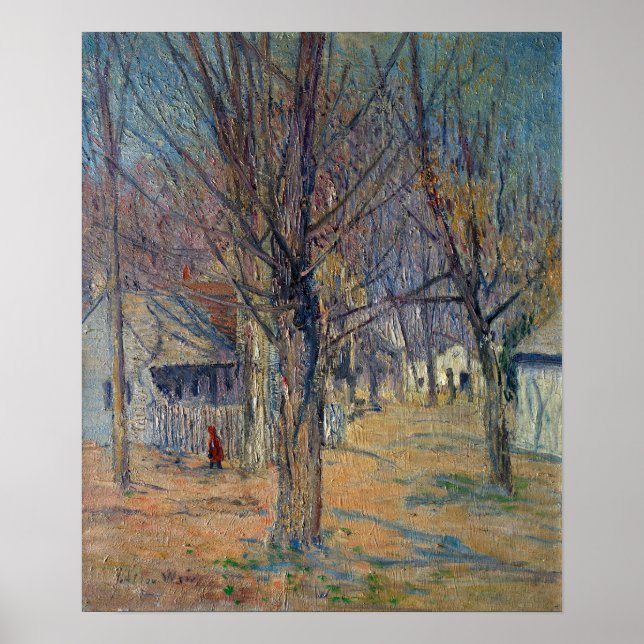 Julian Alden Weir Connecticut Village Poster (Framsidan)
