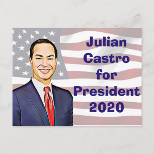 Julian Castro för president 2020 Vykort