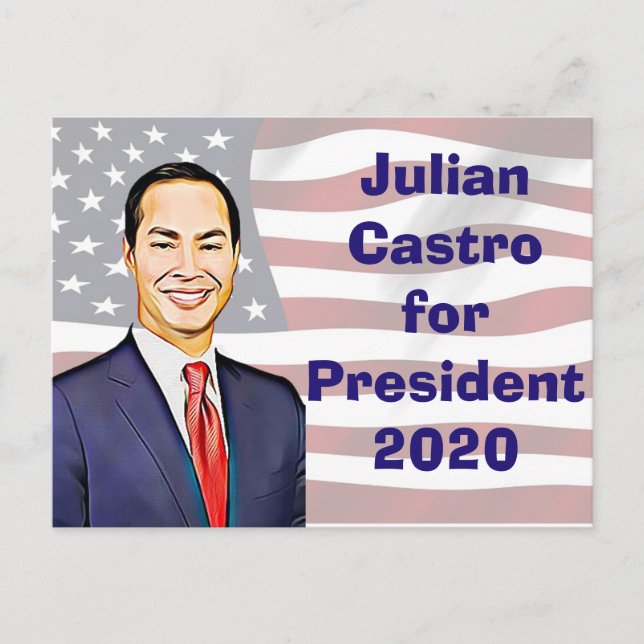 Julian Castro för president 2020 Vykort (Framsida)