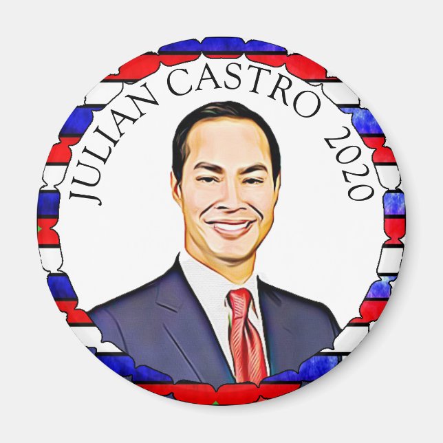 Julian Castro för valstöd 2020 Magnet (Framsidan)