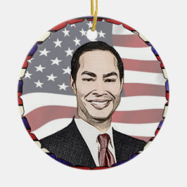 Julian Castro till president 2020 Julgransprydnad Keramik