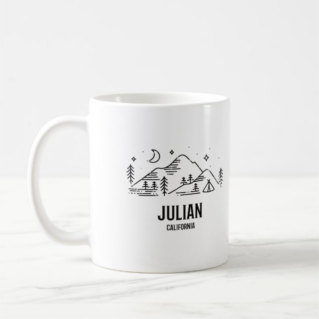 Julian - Kalifornien Kaffemugg (Vänster)