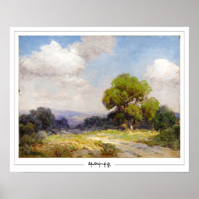 Julian Onderdonk Zedign konstaffisch #11 Poster (Framsidan)