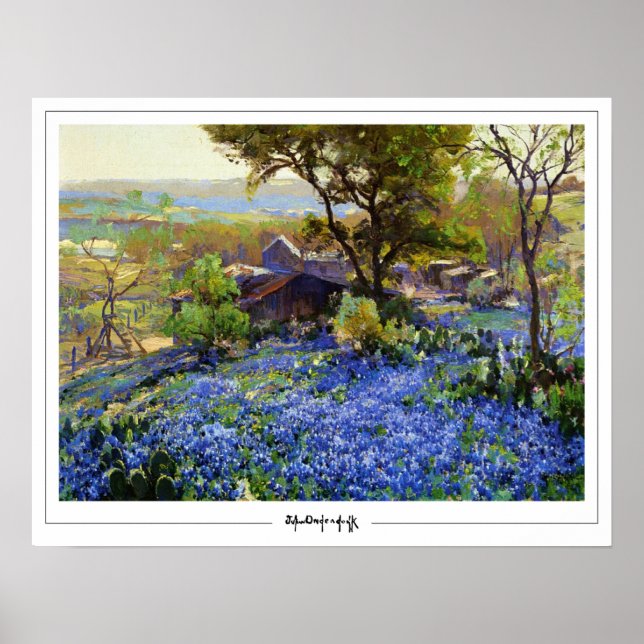 Julian Onderdonk Zedign konstaffisch #12 Poster (Framsidan)