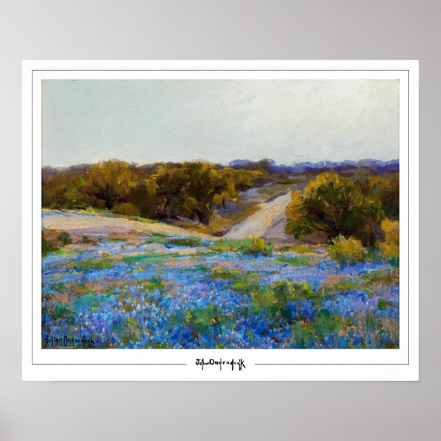 Julian Onderdonk Zedign konstaffisch #19 Poster (Framsidan)