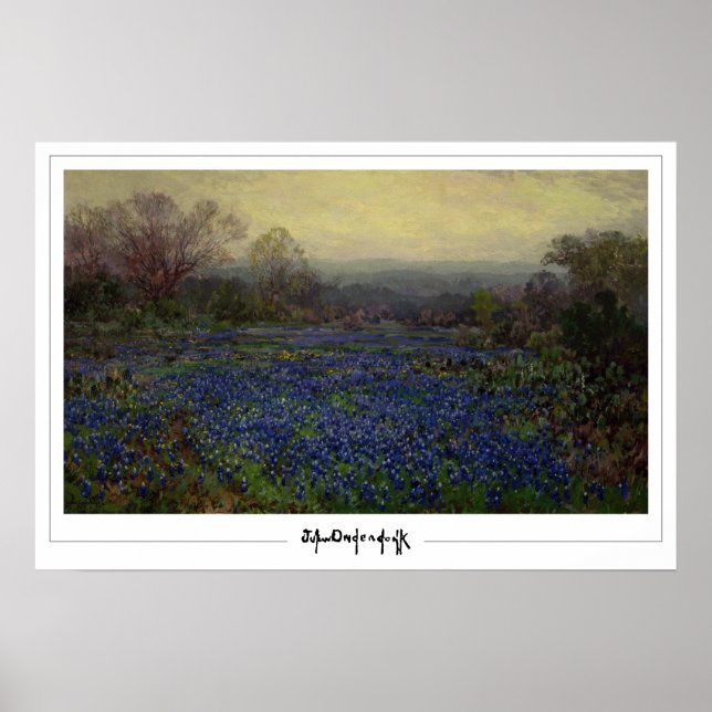 Julian Onderdonk Zedign konstaffisch #28 Poster (Framsidan)