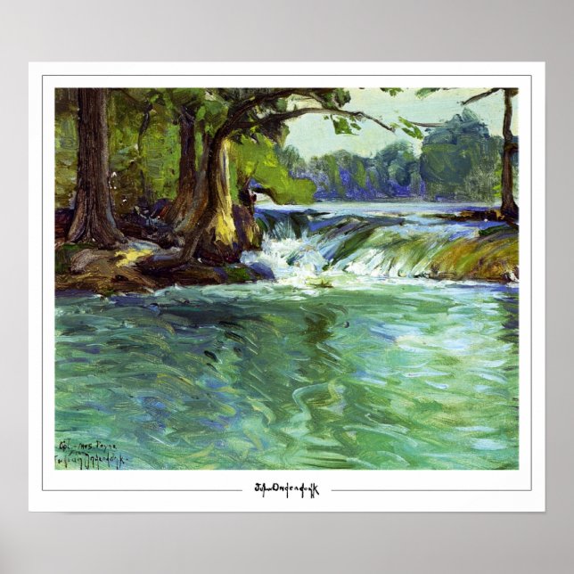 Julian Onderdonk Zedign konstaffisch #32 Poster (Framsidan)