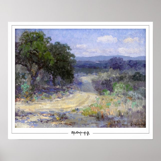 Julian Onderdonk Zedign konstaffisch #41 Poster (Framsidan)