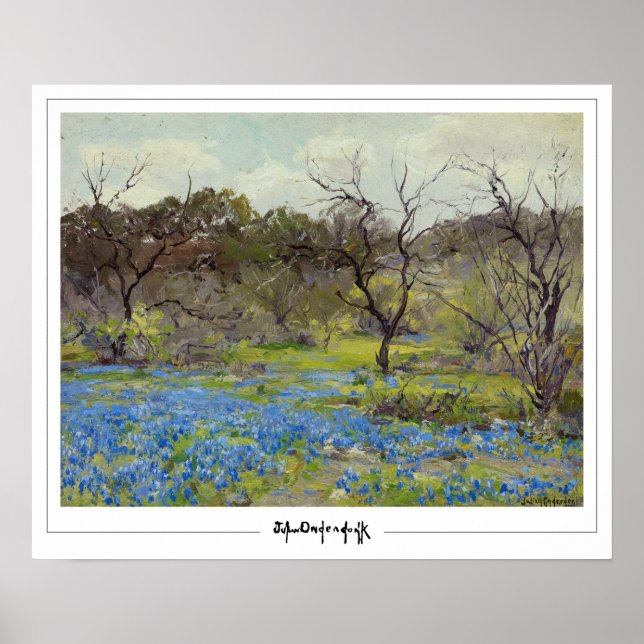 Julian Onderdonk Zedign konstaffisch #7 Poster (Framsidan)