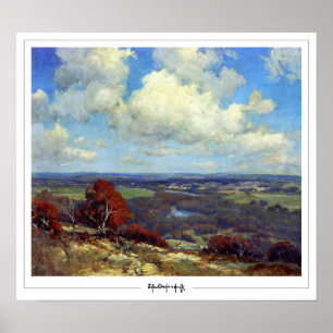Julian Onderdonk Zedign konstaffisch #90 Poster