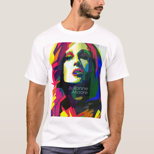 Julianne Moore T-ShirtJulianne Moore T Shirt (Framsida)