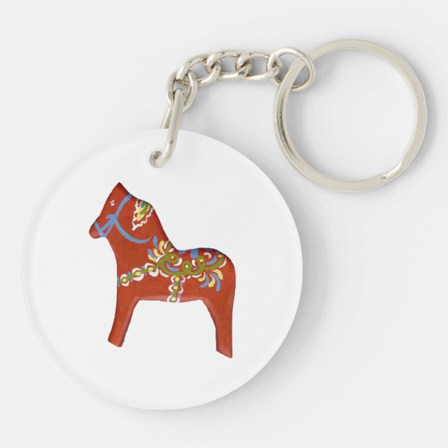Julia's Dala Horse keychain (Baksidan)