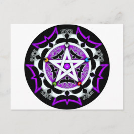 Julia's Kråka Pentacle Vykort