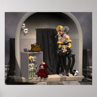 "Julia's Puppet Theater" - Poster