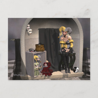 "Julia's Puppet Theater" - vykort