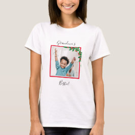 Julias Tantas Bästa Vän Foto T-Shirt -