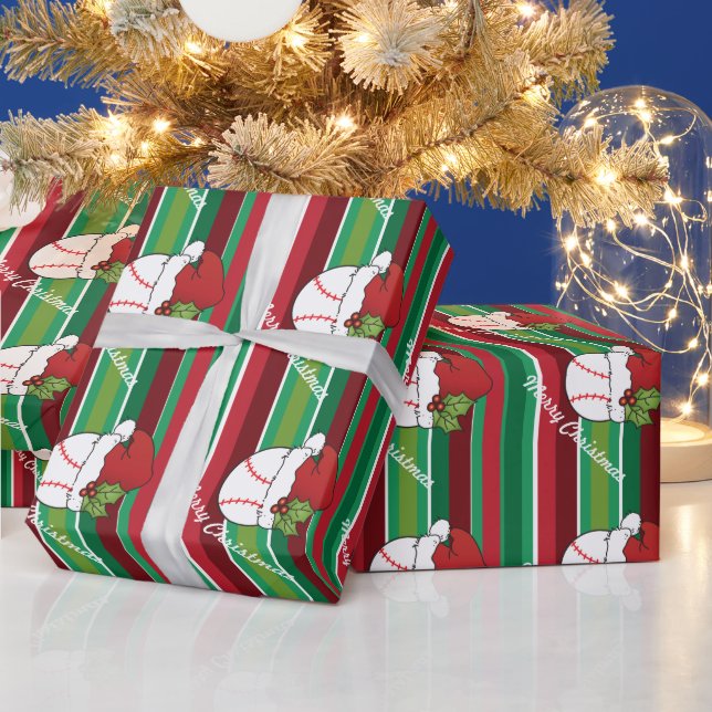 Julidrotten Baseball Rand Presentpapper (Helgdagar)