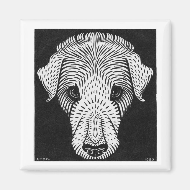 Julie de Graag Hund chef Magnet (Framsidan)