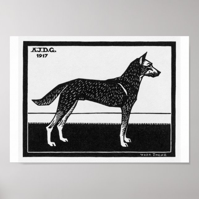 Julie de Graag Hund Poster (Framsidan)