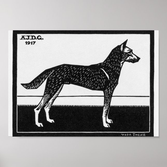Julie de Graag Hund Poster (Framsidan)