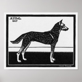 Julie de Graag Hund Poster
