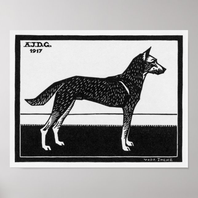 Julie de Graag Hund Poster (Framsidan)