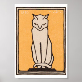 Julie de Graag Sitta Cat Poster