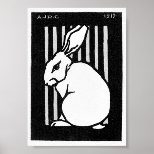 Julie de Graag Sitta Rabbit Poster