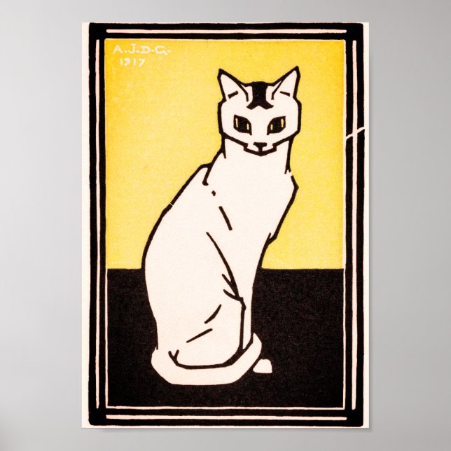 Julie de GraagSittande katt Poster (Framsidan)