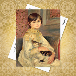 Julie Manet Katt Pierre-Auguste Renoir Vykort