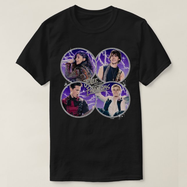 Julie och Phantoms Circle Porträtt T Shirt (Design framsida)