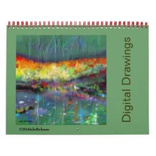 Julie Richman Digital Teckning Calendar Kalender
