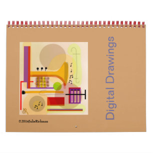 Julie Richman Digital Teckning Calendar Kalender